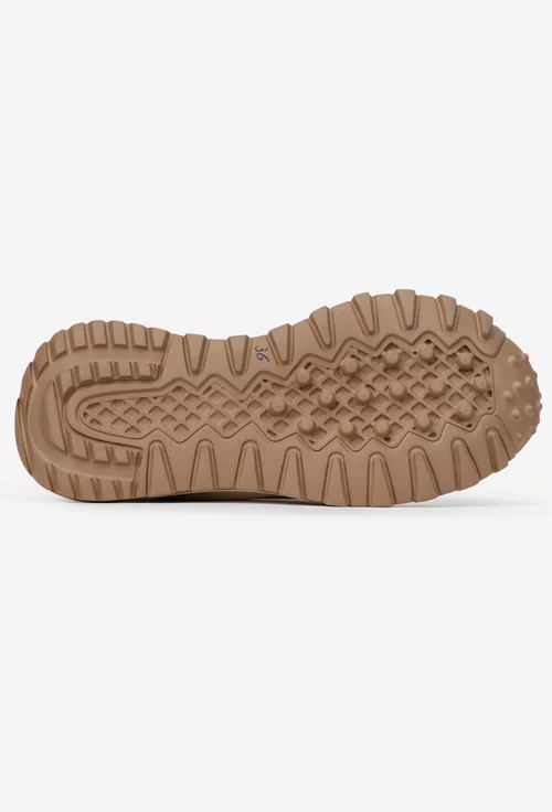 Pantofi dama albi din piele naturala cu aspect perforat