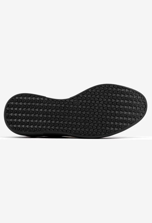Pantofi dama argintii din piele perforata