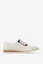 Pantofi dama bej deschis cu model si elastic