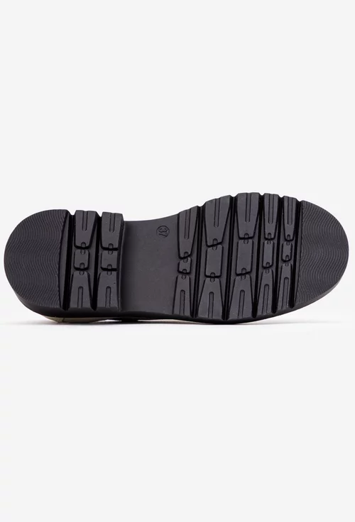 Pantofi dama bej din piele intoarsa
