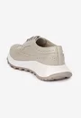 Pantofi dama bej din piele naturala cu aspect perforat