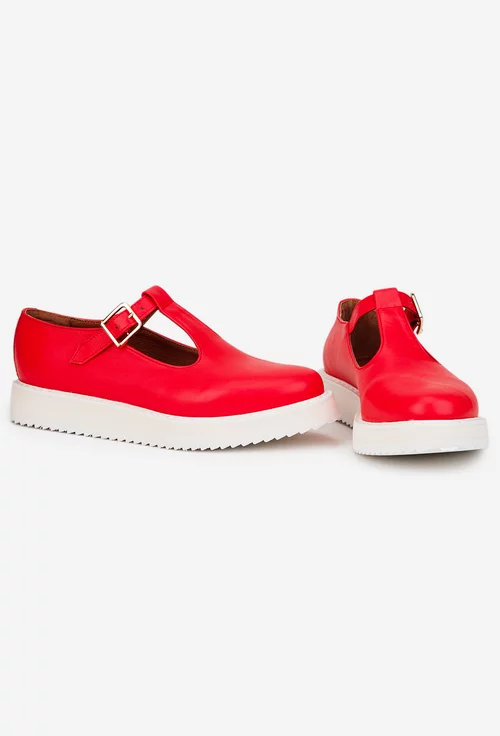 Pantofi dama corai din piele naturala