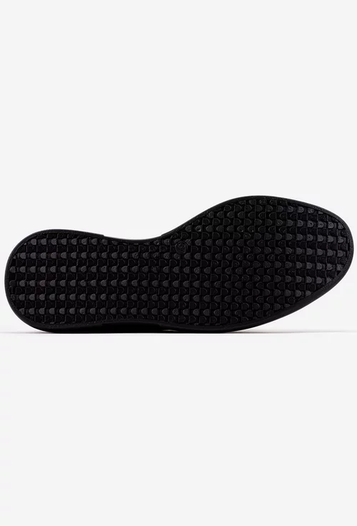 Pantofi dama din piele alba cu model perforat