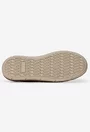 Pantofi dama din piele alba cu siret elastic