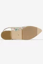 Pantofi dama din piele cu imprimeu multicolor