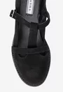 Pantofi dama din piele intoarsa neagra