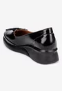 Pantofi dama din piele lacuita neagra