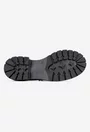 Pantofi dama din piele lacuita neagra cu bareta