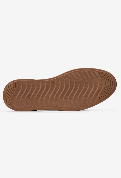 Pantofi dama din piele naturala alba