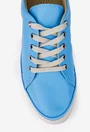 Pantofi dama din piele naturala bleu