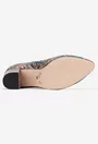 Pantofi dama din piele naturala multicolora