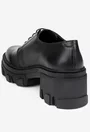 Pantofi dama din piele naturala neagra