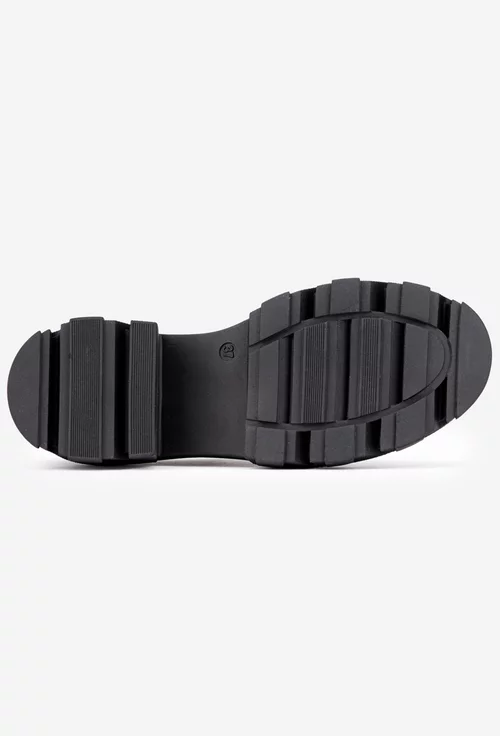 Pantofi dama din piele naturala neagra