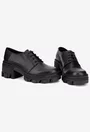 Pantofi dama din piele naturala neagra