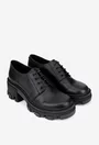 Pantofi dama din piele naturala neagra