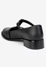 Pantofi dama din piele naturala neagra