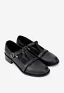 Pantofi dama din piele naturala neagra