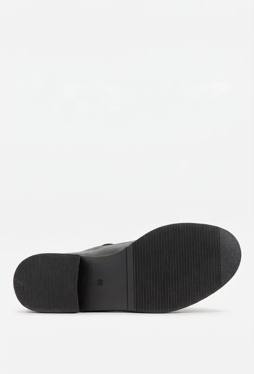 Pantofi dama din piele naturala neagra