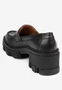 Pantofi dama din piele naturala neagra cu ornament