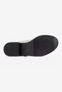 Pantofi dama din piele naturala verde cu barete negre