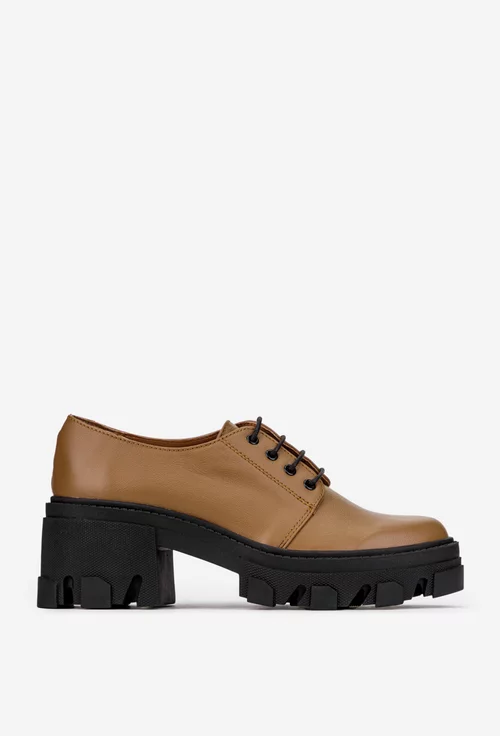 Pantofi dama din piete naturala taupe