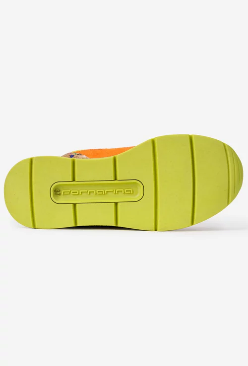 Pantofi dama Fornarina multicolori din piele
