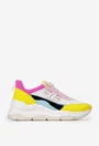 Pantofi dama Fornarina multicolori din piele intoarsa