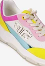Pantofi dama Fornarina multicolori din piele intoarsa