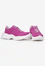 Pantofi dama fuchsia din piele intoarsa