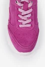 Pantofi dama fuchsia din piele intoarsa
