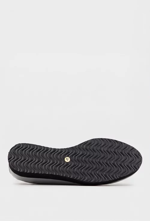 Pantofi dama gri din piele naturala picture - 4