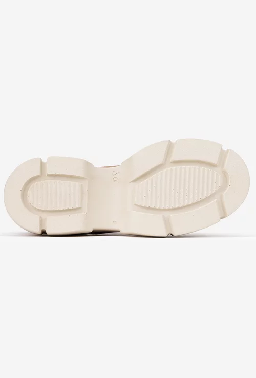 Pantofi dama maro din piele intoarsa