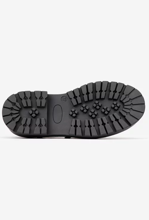 Pantofi dama maro din piele naturala