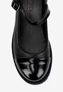 Pantofi dama negri din piele
