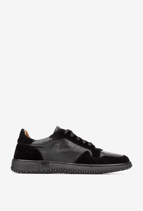 Pantofi dama negri din piele
