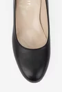 Pantofi dama negri din piele naturala