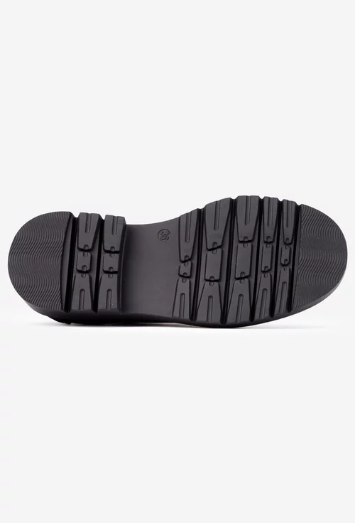 Pantofi dama negri din piele naturala