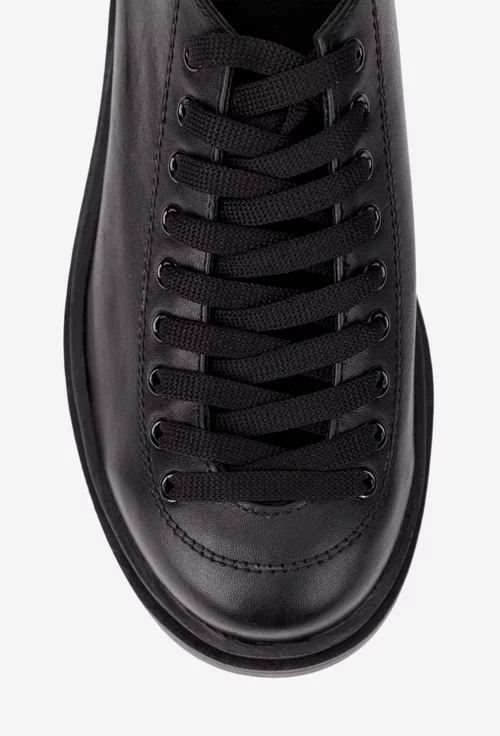 Pantofi dama negri din piele naturala