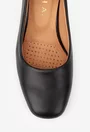 Pantofi dama negri din piele naturala