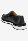Pantofi dama negri din piele naturala cu ornament