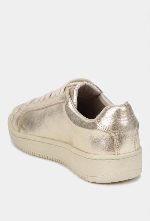 Pantofi dama NUR aurii din piele