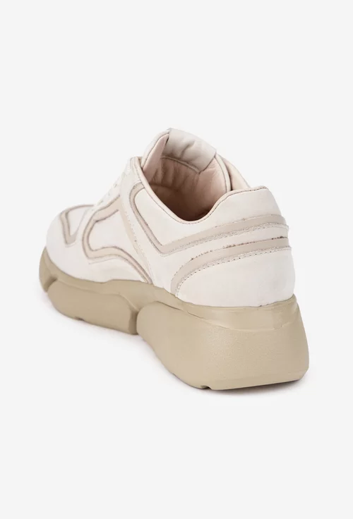 Pantofi dama NUR bej din piele