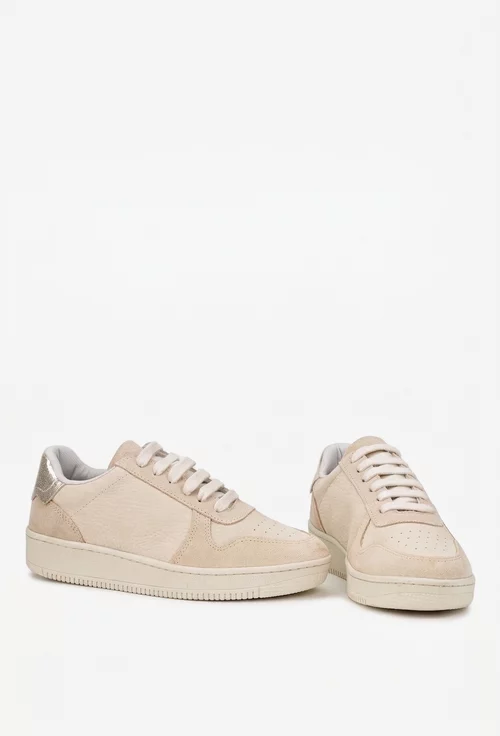 Pantofi dama NUR bej din piele