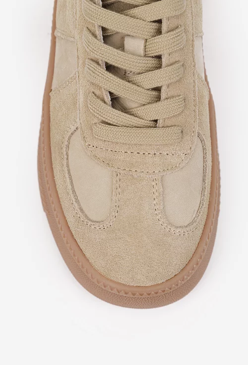 Pantofi dama NUR bej din piele