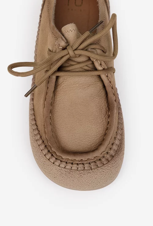 Pantofi dama NUR bej din piele