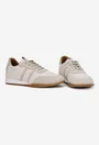 Pantofi dama NUR bej din piele cu aspect perforat