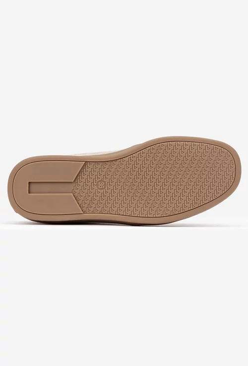 Pantofi dama NUR bej din piele intoarsa picture - 5