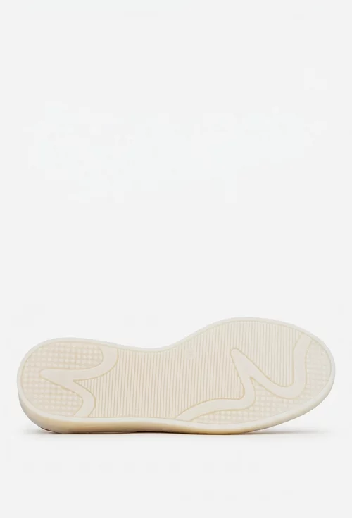 Pantofi dama NUR bej din piele intoarsa cu decupaje