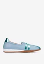Pantofi dama NUR bleu din piele