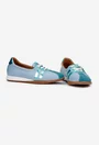 Pantofi dama NUR bleu din piele
